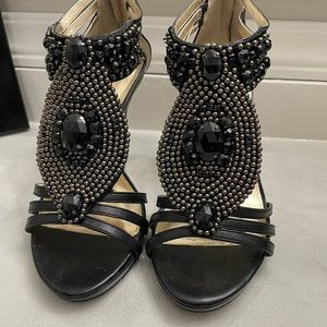 Antonio Melani beaded heels  size 7.5